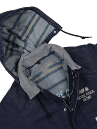 Carhartt New Balance Jacket Jacket unisex detail view 3 | Dash Racegear — Carhartt WIP x New Balance Arcan Men’s Hooded Jacket, navy, perfect for layering and everyday comfort.