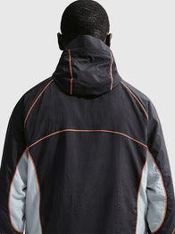 Chelsea Nike Repel Strike Hooded Jacket Jacket unisex detail view 4 | Dash Racegear — Men’s 2026 Chelsea Nike Repel Strike Jacket, black hooded design ideal for drills, travel, or casual wear.