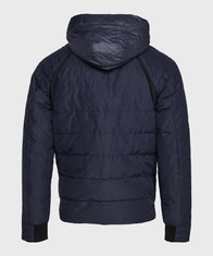 Mens Blue Puffer Jacket Puffer Jacket men detail view 3 | Dash Racegear — Mens Puffer Blue Jacket