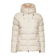 Mens Cream Winter Puffer Jacket Puffer Jacket men detail view 4 | Dash Racegear — Mens Cream Winter Puffer Jacket