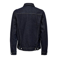Mens Blue Jeans Denim Jacket Denim Jacket men detail view 2 | Dash Racegear — Mens Shirt Style Collar Denim Jeans Jacket