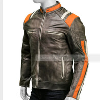 Cafe Racer Skull Jacket Jacket unisex detail view 2 | Dash Racegear — cafe racer skull harley davidson jacket