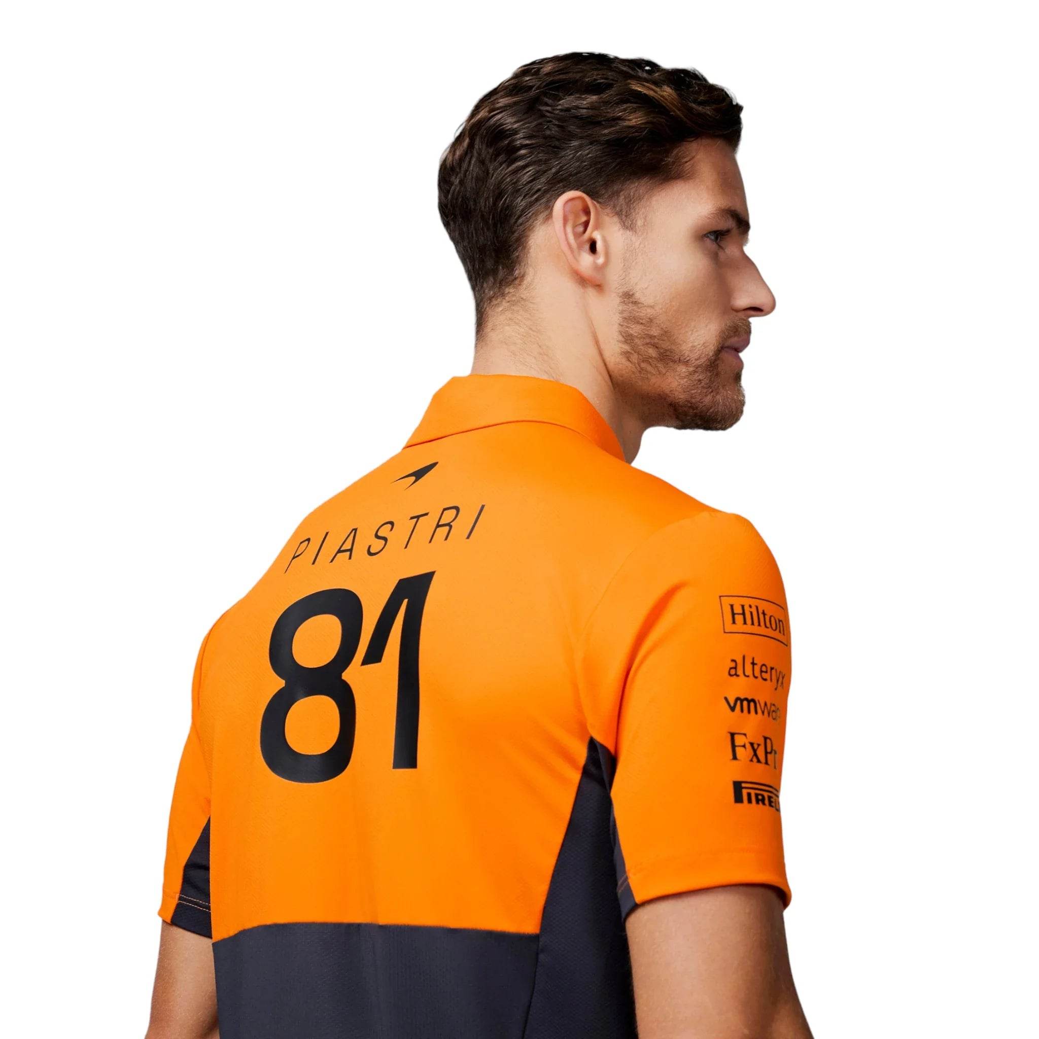 Mens Official Teamwear Polo Shirt Oscar Piastri Formula 1 - Dash Racegear Store