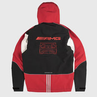 Adidas Consortium for Mercedes-AMG Motorsport Shell Jacket Jacket unisex detail view 2 | Dash Racegear — Adidas Consortium AMG Motorsport jacket with aerodynamic shell design