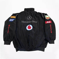 Vintage Mercedes-Benz F1 Embroidered Retro Racing Jacket | Dash Racegear