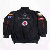 Vintage Mercedes-Benz F1 Embroidered Retro Racing Jacket | Dash Racegear