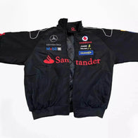 Vintage Mercedes-Benz F1 Embroidered Retro Racing Jacket | Dash Racegear