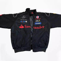 Vintage Mercedes-Benz F1 Embroidered Retro Racing Jacket | Dash Racegear