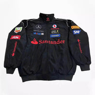 Vintage Mercedes-Benz F1 Embroidered Retro Racing Jacket | Dash Racegear