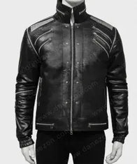 Michael Jackson Beat It Black Jacket Jacket unisex front product view | Dash Racegear — Michael-Jackson-Beat-It-Black-Jacket-247×296