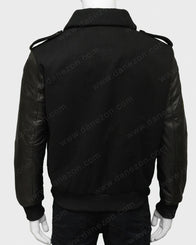 Power Book II Ghost Tariq St Patrick Bomber Jacket Bomber Jacket unisex detail view 4 | Dash Racegear — Power Book Tariq Black Bomber Jacket