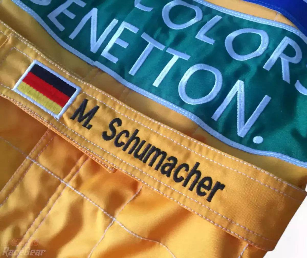 Michael Schumacher 1992 F1 Embroidered Racing Suit - Dash Racegear Store