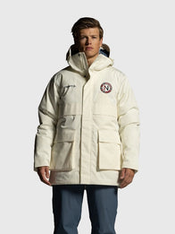 Winter Olympics 2026 Opening Ceremony Team Norway Jacket Jacket unisex detail view 4 | Dash Racegear — Make an Olympic statement with the Team Norway off-white padded parka from Milano Cortina 2026.