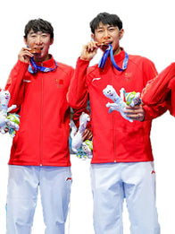 Winter Olympics 2026 Opening Ceremony Team China Red Jacket Jacket unisex detail view 5 | Dash Racegear — Milano Cortina 2026 Winter Olympics red Team China jacket with crisp lines and bold patriotic graphics.