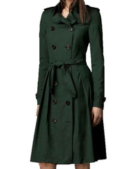Mission Impossible 5 Ilsa Faust Trench Coat Jacket unisex front product view | Dash Racegear — Mission Impossible 5 Rogue Nation Cotton Ilsa Faust Trench Coat