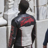 Mr. Terrific Leather Jacket Leather Jacket unisex detail view 3 | Dash Racegear — Superhero Leather Jacket – Mr. Terrific Comic Style Look