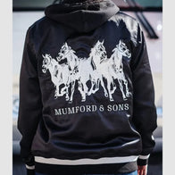Mumford and Sons Bomber Jacket Bomber Jacket unisex detail view 3 | Dash Racegear — Mumford and Sons music merch bomber jacket