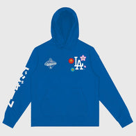 Murakami x Los Angeles Dodgers World Series Champions Hoodie Hoodie unisex front product view | Dash Racegear — Los Angeles Dodgers x Murakami Hoodie – World Series 2025 Edition