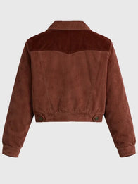 Stranger Things Season 05 Nancy Wheeler Jacket Jacket unisex detail view 4 | Dash Racegear — Corduroy jacket inspired by Nancy Wheeler’s season 5 look in Stranger Things