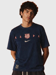 Barcelona FC 50 European Cups T-Shirt Shirt unisex detail view 4 | Dash Racegear — 50 Copes D’Europa FC Barcelona Navy T-Shirt for Unisex featuring club legacy, soft fabric, and a relaxed everyday fit