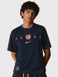 Barcelona FC 50 European Cups T-Shirt Shirt unisex detail view 4 | Dash Racegear — 50 Copes D’Europa FC Barcelona Navy T-Shirt for Unisex featuring club legacy, soft fabric, and a relaxed everyday fit
