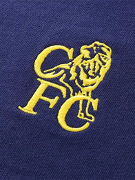 Chelsea Retro Crest Sweatshirt Sweatshirt unisex detail view 4 | Dash Racegear — Chelsea Retro Crest Navy Sweatshirt brings old-school club style to modern casual wardrobes.