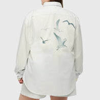Taylor Swift New Heights White Shirt Shirt unisex detail view 3 | Dash Racegear — White New Heights Taylor Swift shirt, 2025 edition.