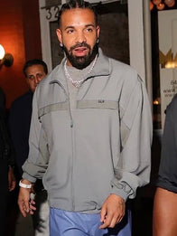 Drake New York City Prada Mohair Jacket Jacket unisex detail view 2 | Dash Racegear — Prada New York City Drake track jacket blending premium mohair wool comfort with modern streetwear-inspired elegance.