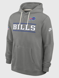 Buffalo Bills Nike Replay Alternate Hoodie Hoodie unisex detail view 2 | Dash Racegear — Gray Buffalo Bills 2026 Nike Standard Issue Replay Alternate Dri-FIT hoodie crafted for breathable comfort and versatile casual fashion.
