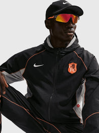 Chelsea Nike Repel Strike Hooded Jacket Jacket unisex detail view 3 | Dash Racegear — 2026 Chelsea Nike Repel Strike Hooded Jacket in black, streamlined look made for active football lifestyles.