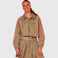 Sabrina Ionescu Nike Brown Jacket Jacket unisex detail view 4 | Dash Racegear — Brown Nike jacket repping WNBA icon Sabrina Ionescu