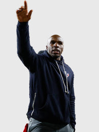 Houston Texans DeMeco Ryans 2025 Sideline Hoodie Hoodie unisex detail view 6 | Dash Racegear — Navy DeMeco Ryans Houston Texans 2025 Nike Sideline Pullover Hoodie with soft fleece, designed for everyday fan wear.