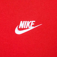 Sportswear Club Red Nike Hoodie Hoodie unisex detail view 4 | Dash Racegear — Everyday Style – Red Sportswear Club Hoodie by Nike