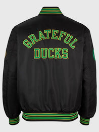 Nike Grateful Duck Bomber Jacket Bomber Jacket unisex detail view 2 | Dash Racegear — Grateful Duck x Nike Bomber Jacket crafted for urban lifestyle wear
