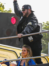 Dave Roberts Dodgers World Series Championship Parade Jacket Jacket unisex detail view 8 | Dash Racegear — Nike Dodgers 2025 World Series Champion Letterman Jacket for collectors