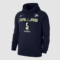 Nike Paige Bueckers Navy Dallas Wings Hoodie Hoodie unisex detail view 2 | Dash Racegear — Dallas Wings navy Nike hoodie for fans of Paige Bueckers