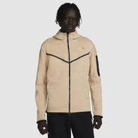 Nike Soccer Barcelona Tech Windrunner Hoodie Hoodie unisex front product view | Dash Racegear — FCB Nike Hoodie – Soccer Windrunner Tech Design