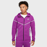 Nike Tech Windrunner Pink Reflective Jacket Jacket unisex front product view | Dash Racegear — Nike Tech Windrunner Pink Reflective Jacket for Active Wear
