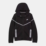 Nike Tech Windrunner Reflective Jacket Jacket unisex front product view | Dash Racegear — Front view of Nike Tech Windrunner reflective jacket, highlighting the zip-up closure and sleek design.