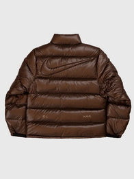 Nocta x Nike Sunset Brown Puffer Jacket Puffer Jacket unisex detail view 2 | Dash Racegear — Nocta x Nike Brown Puffer Jacket Modern Street Style