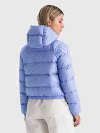 The North Face Women’s Hydrenalite Down Hoodie Hoodie unisex detail view 4 | Dash Racegear — The North Face Hydrenalite Down Puffer Hoodie Jacket, insulated with hood, perfect for women staying warm on the go.