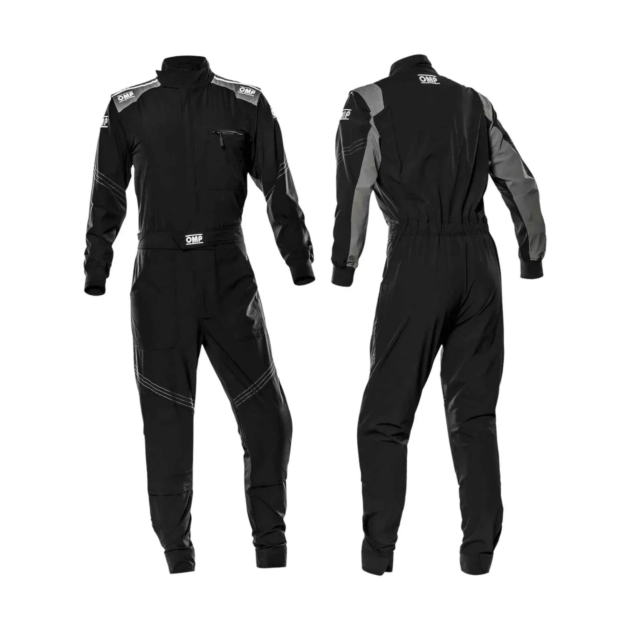 dash race gear OMP X MECHANIC OVERAL STRETCH BLACK