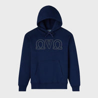 OVO Omega Contrast Stitch Hoodie Hoodie unisex detail view 4 | Dash Racegear — Exclusive OVO Omega Hoodie – Trendy Contrast Stitch Look