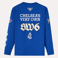 OVO x Chelsea FC Long-Sleeve T-Shirt Shirt unisex detail view 2 | Dash Racegear — Elevated long-sleeve t-shirt merging club heritage and urban edge