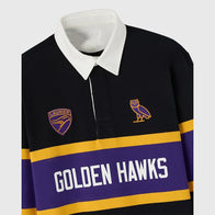 OVO Wilfrid Laurier University Rugby Polo Shirt Shirt unisex detail view 3 | Dash Racegear — OVO Wilfrid Laurier Rugby Polo Shirt – Exclusive 2025 Edition