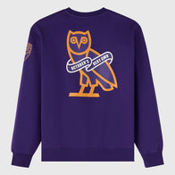 OVO Wilfrid Laurier University Crewneck Sweatshirt Sweatshirt unisex detail view 2 | Dash Racegear — Campus Style OVO Laurier University Crewneck Sweatshirt