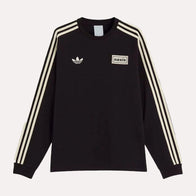 Adidas x Oasis Black Sweatshirt Sweatshirt unisex detail view 2 | Dash Racegear — Britpop Meets Sport – Black Sweatshirt by Adidas & Oasis