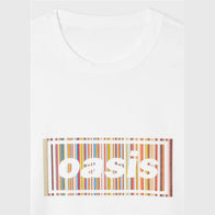 Paul Smith x Oasis White Stripe Logo T-Shirt Shirt unisex detail view 5 | Dash Racegear — White Stripe Logo Paul Smith x Oasis Trendy T-Shirt