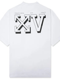 FEATURE x Off-White c/o Virgil Abloh T-Shirt Shirt unisex detail view 2 | Dash Racegear — 2026 FEATURE x Off-White c/o Virgil Abloh Anniversary White Skate T-Shirt with a relaxed fit and lightweight everyday comfort.