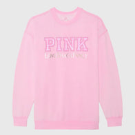 PINK x LoveShackFancy Crew Sweatshirt Sweatshirt unisex detail view 4 | Dash Racegear — PINK x LoveShackFancy Women’s Crew Sweatshirt – Everyday Elegance